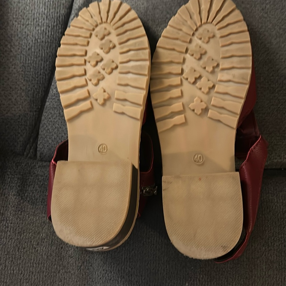 Red shoes worn only once